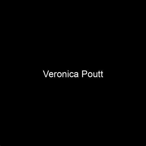 Veronica Poutt: Early Life and Education