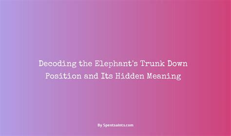 Windows to the Soul: Decoding the Significance of an Elephant's Gaze