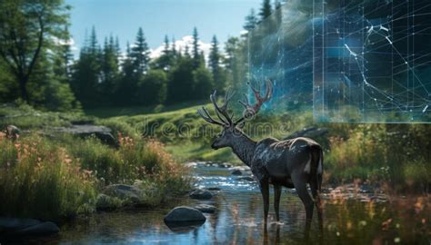 Witnessing the Magic: Encountering a Magnificent Deer's Display