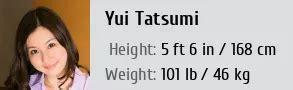 Yui Tatsumi's Stunning Physique Measurements